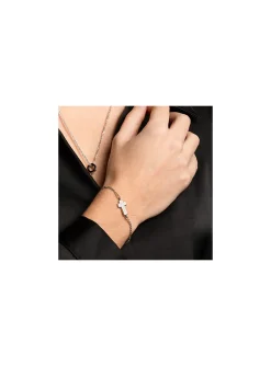 Bracelet Zag Bijoux Ondine acier croix oxydes