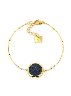 Bracelet Zag Bijoux Pearly Lapis Lazuli