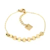 Bracelet Zag Bijoux Proof acier doré