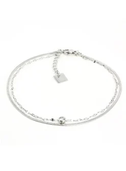 Bracelet Zag Bijoux Sabiha acier zirconium