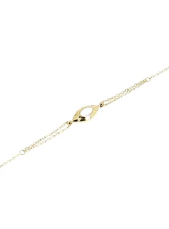 Bracelet Zag Bijoux Simple orné navette nacre