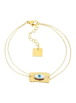 Bracelet Zag Bijoux Valega rectangle acier et oeil