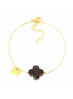 Bracelet Zag Bijoux Vega bleu paillette