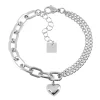 Bracelet Zag Bijoux Vita acier coeur