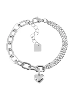 Bracelet Zag Bijoux Vita acier coeur