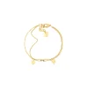 Bracelet Zag Dallas acier doré