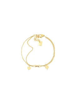 Bracelet Zag Dallas acier doré