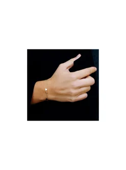 Bracelet Zag Dallas acier doré