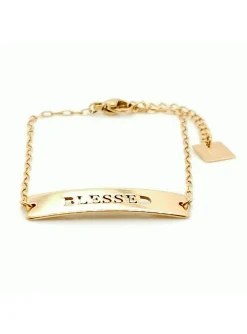 Bracelet Zag doré