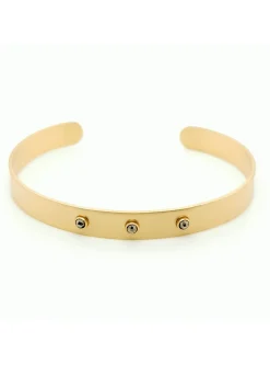 Bracelet Zag doré cuivre brown - gold copper_x005f_x000D_brown - pyrite