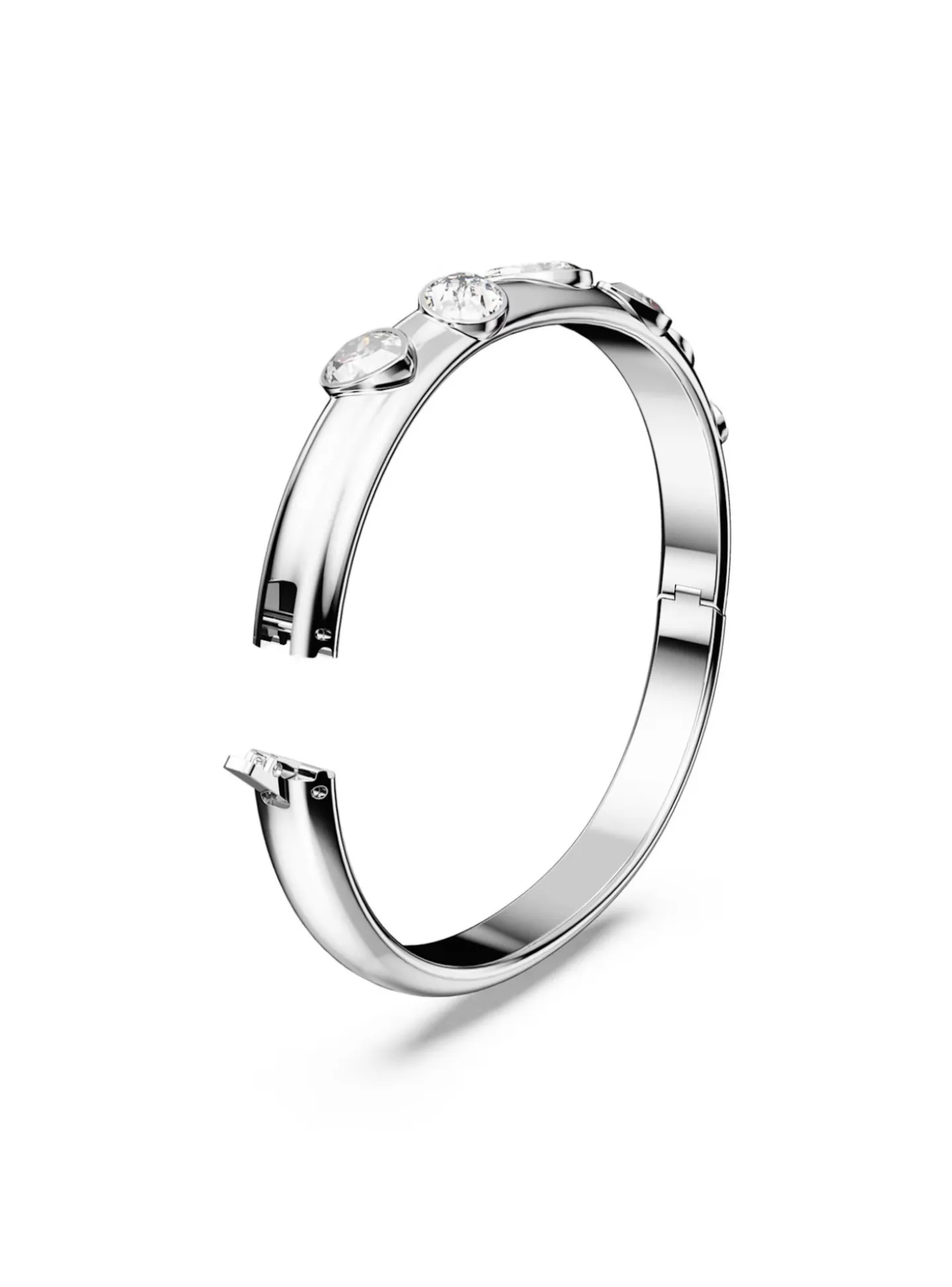 Bracelet-Jonc Swarovski Dextera blanc Taille M