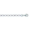 Chaine Brillaxis en argent maille jaseron