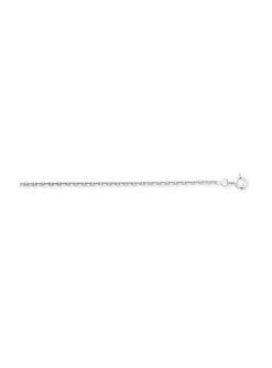 Chaine Brillaxis maille forçat or blanc 18 carats