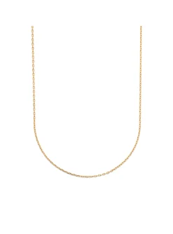 Chaine Brillaxis maille forçat plaqué or 1.9 mm