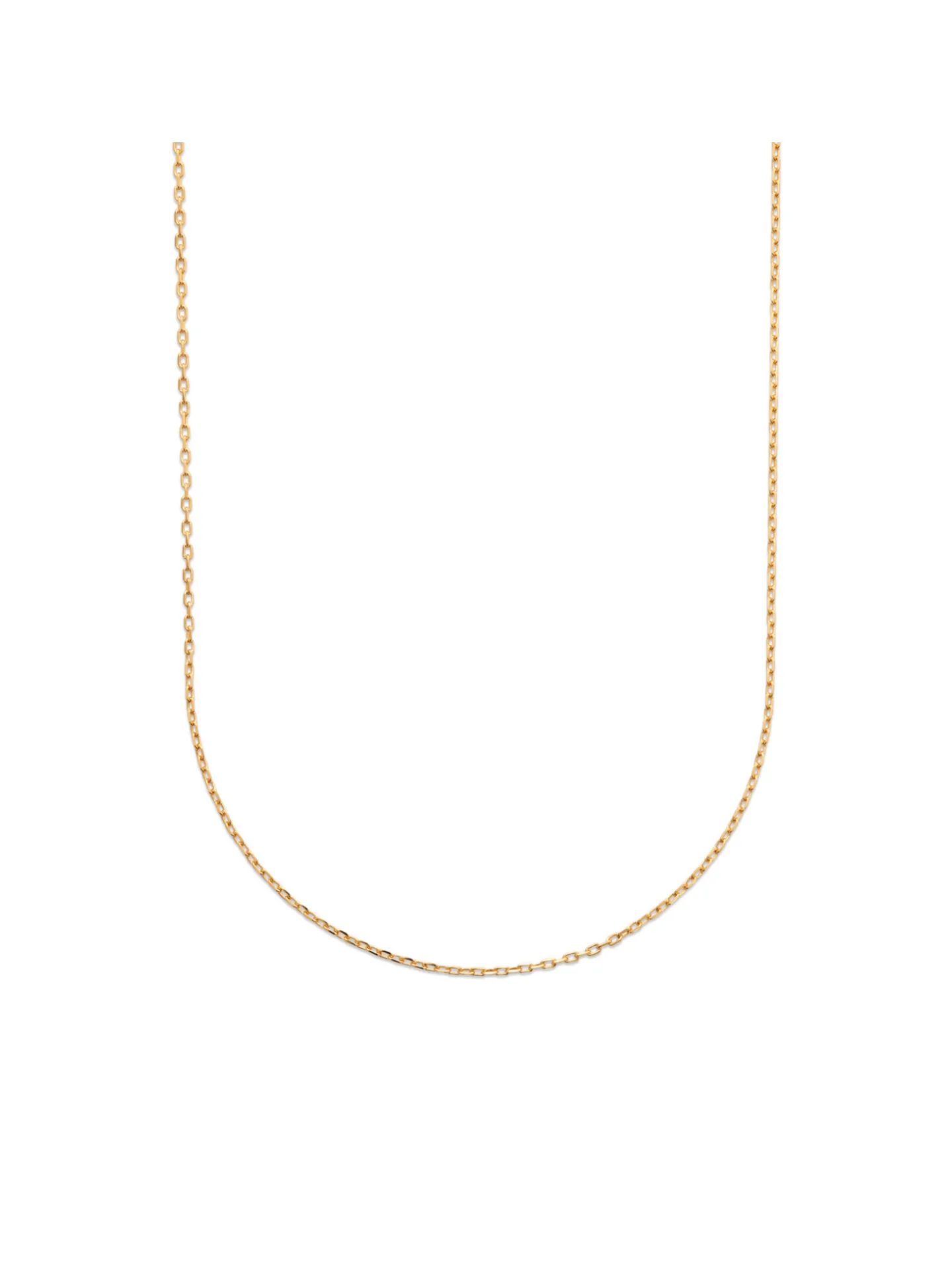 Chaine Brillaxis maille forçat plaqué or 1.9 mm