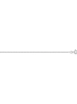 Chaine Brillaxis maille forçat or blanc 18 carats_x005f_x000D_1mm