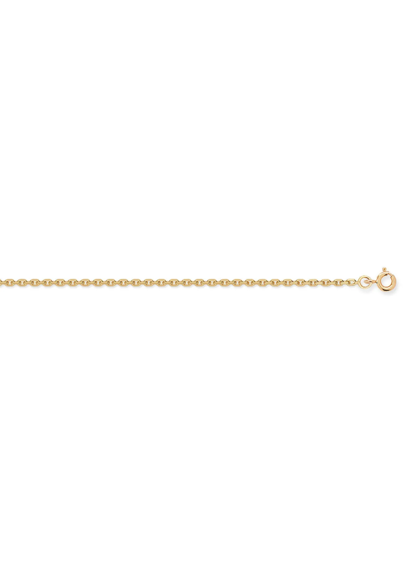 Chaine Brillaxis maille forçat or jaune 18 carats