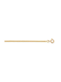 Chaine Brillaxis maille gourmette or jaune 18 carats