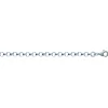 Chaine Brillaxis maille jaseron argent 925/1000