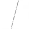 Chaine Les Georgettes maille forçat argentée 53 cm