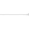 Chaine maille forçat or blanc 18 carats 1 mm