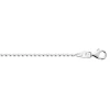 Chaîne Brillaxis boules argent rhodié 40cm