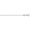 Chaîne Brillaxis maille forçat argent rhodié 45cm_x005f_x000D_1.9 mm