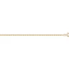Chaîne Brillaxis maille forçat diamantée or 45 cm