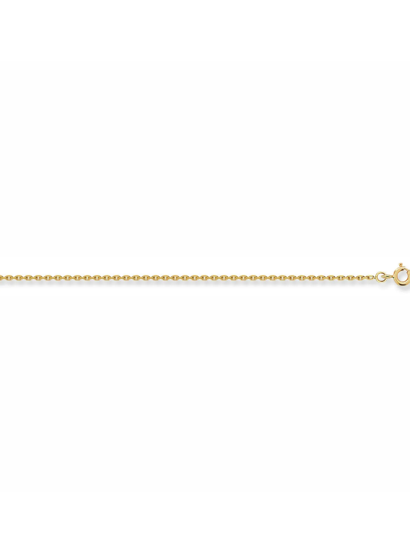 Chaîne Brillaxis maille forçat or jaune 18 carats