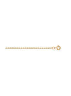 Chaîne Brillaxis maille forçat or jaune 18 carats