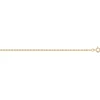 Chaîne Brillaxis maille forçat diamantée_x005f_x000D_or jaune 750/1000