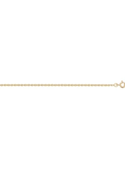 Chaîne Brillaxis maille forçat diamantée_x005f_x000D_or jaune 750/1000