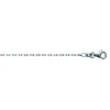 Chaîne Brillaxis maille forçat argent 45cm