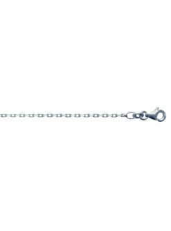 Chaîne Brillaxis maille forçat argent 45cm