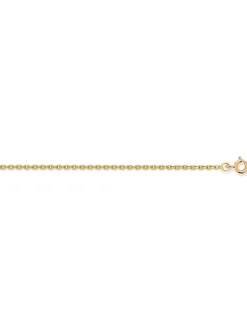 Chaîne Brillaxis maille forçat diamantée or jaune