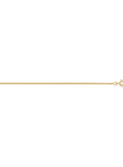 Chaîne Brillaxis maille gourmette or jaune 18 carats