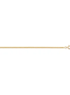Chaîne Brillaxis maille gourmette en or 18 carats