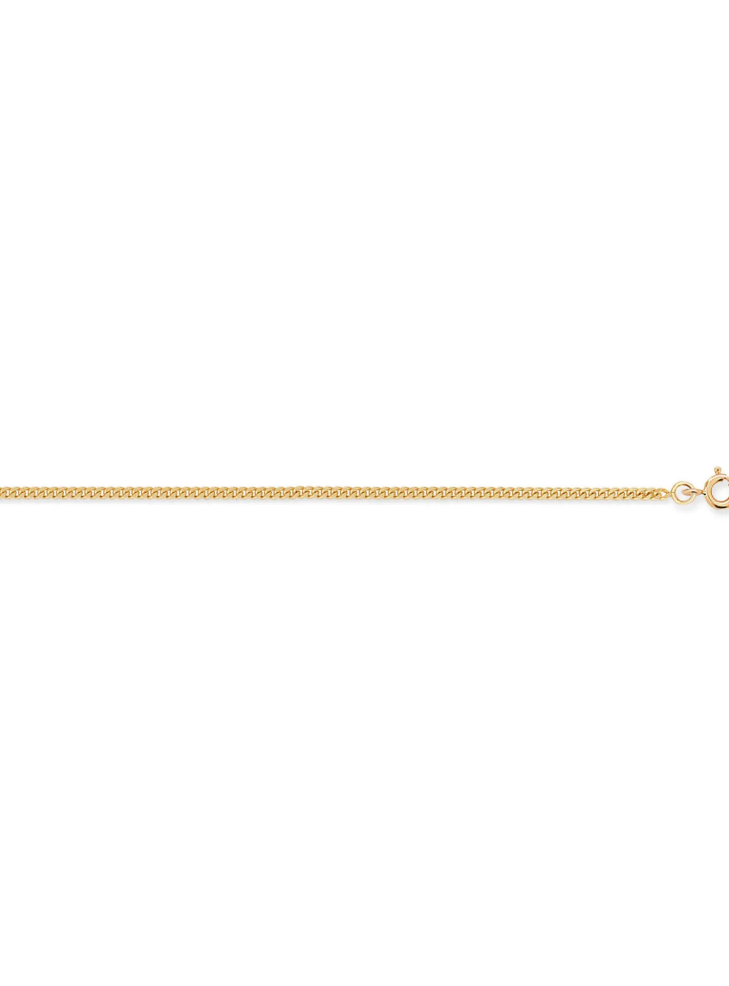 Chaîne Brillaxis maille gourmette en or 18 carats