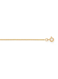 Chaîne Brillaxis maille gourmette or jaune 18 carats
