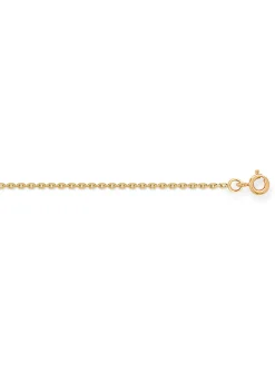 Chaîne Brillaxis or jaune maille forçat 55cm 1.2 mm