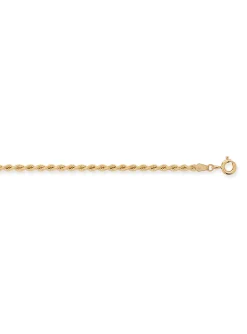 Chaîne de cheville Brillaxis or jaune 18 carats