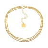 Chaîne de cheville Zag Bijoux Brigitte acier doré