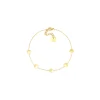 Chaîne de cheville Zag Bijoux Mahana acier doré