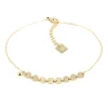 Chaîne de cheville Zag Bijoux Proof acier doré