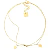 Chaîne de cheville Zag Bijoux Dallas acier doré
