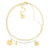 Chaîne de cheville Zag Bijoux Pastillas acier doré