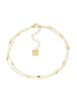 Chaîne de cheville Zag Bijoux Bella acier doré