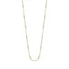 Chaîne Lotus Silver maille forçat doré