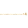 Chaîne maille forçat or jaune 18 carats 1mm
