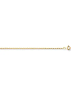 Chaîne maille forçat or jaune 9 carats 1.4mm